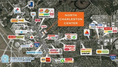 5900 Rivers Ave, North Charleston, SC - VUE AÉRIENNE  vue de carte