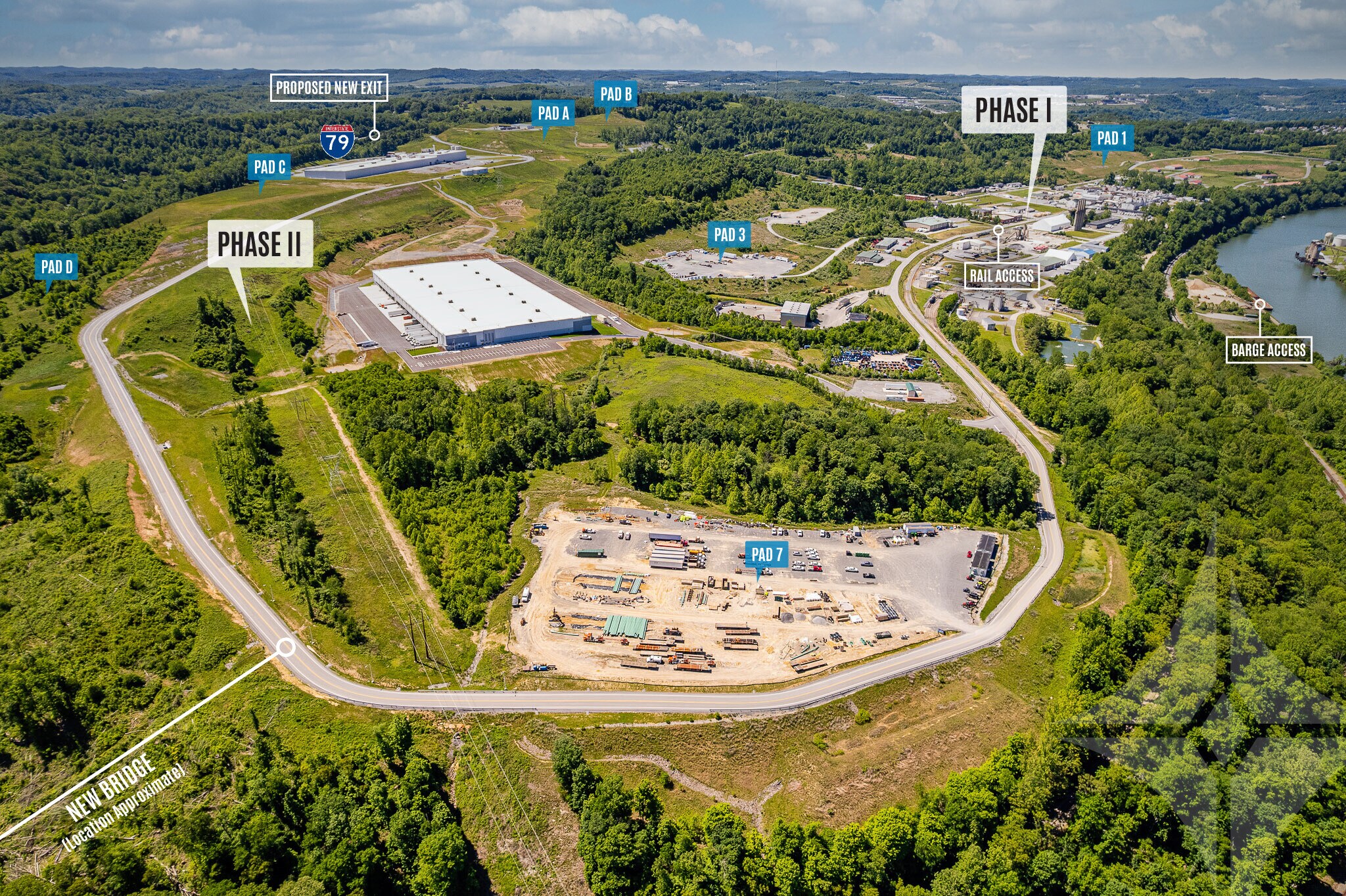 Morgantown Industrial Park-Phase I & II portefeuille de 7 biens à vendre sur LoopNet.fr Photo principale– Image 1 sur 34