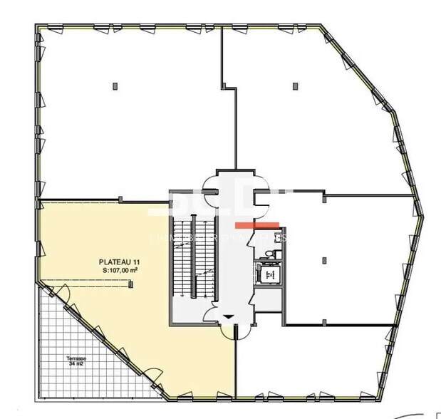 Bureau dans Gleizé à louer - Plan d’étage – Image 3 sur 8
