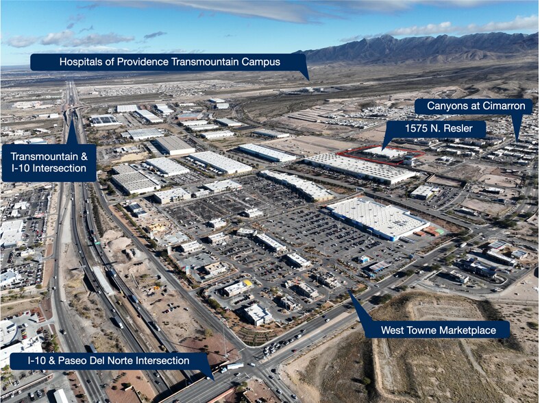 1575 N Resler Dr, El Paso, TX à louer - Photo de l’immeuble – Image 2 sur 18