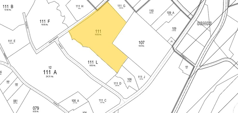 2220 Airport Industrial Dr, Ball Ground, GA à louer - Plan cadastral – Image 2 sur 6
