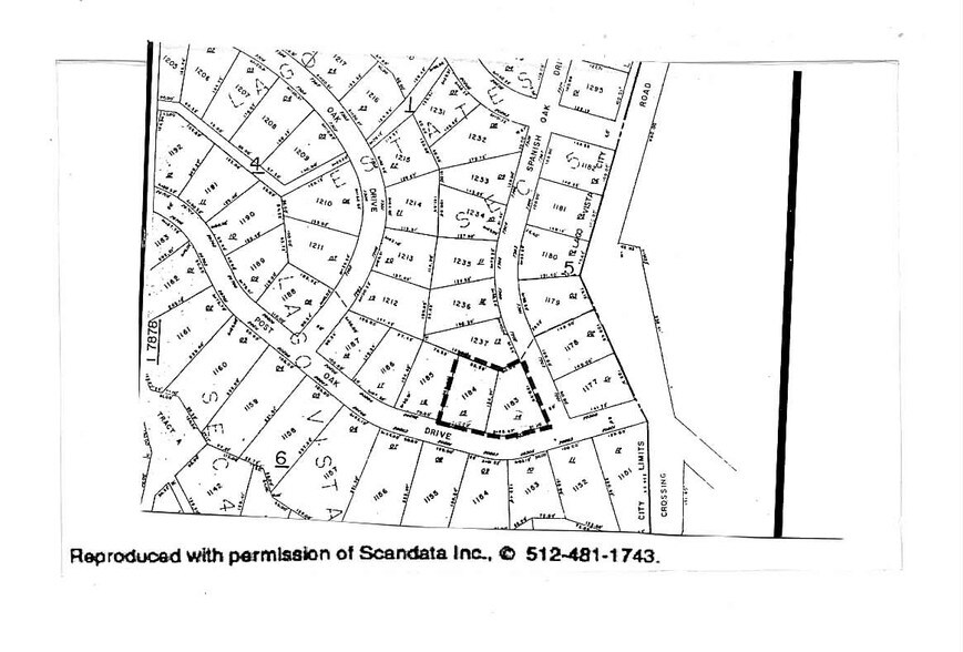 20502 Post Oak Dr, Lago Vista, TX à vendre - Plan cadastral – Image 2 sur 16