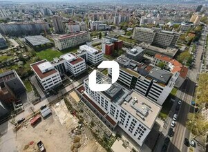Lyon - Vue aérienne  vue de carte