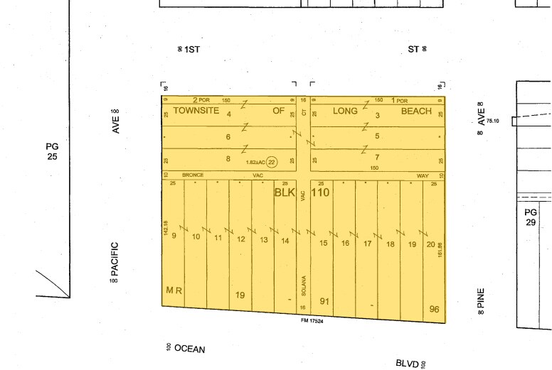 111 W Ocean Blvd, Long Beach, CA à louer - Plan cadastral – Image 2 sur 19