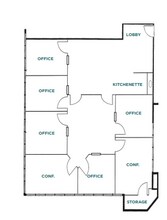 983 University Ave, Los Gatos, CA à louer Plan d’étage– Image 1 sur 1