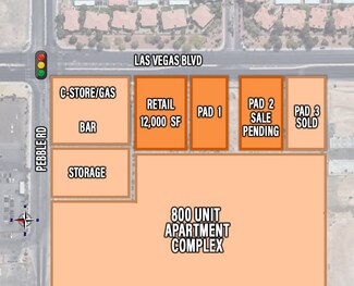 Plus de détails pour W Pebble Rd, Las Vegas, NV - Local commercial à louer