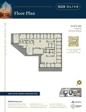 509 Olive Way, Seattle, WA à louer Plan d’étage– Image 2 sur 2