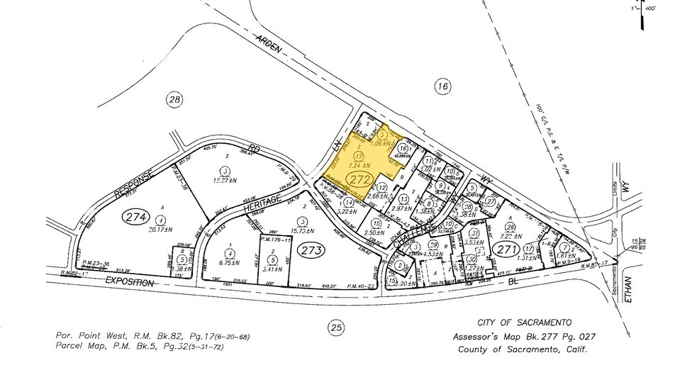 1610 Arden Way, Sacramento, CA à louer - Plan cadastral – Image 2 sur 21