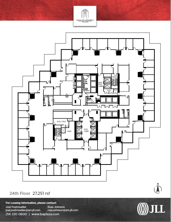 901 Main St, Dallas, TX à louer Plan d’étage– Image 1 sur 1