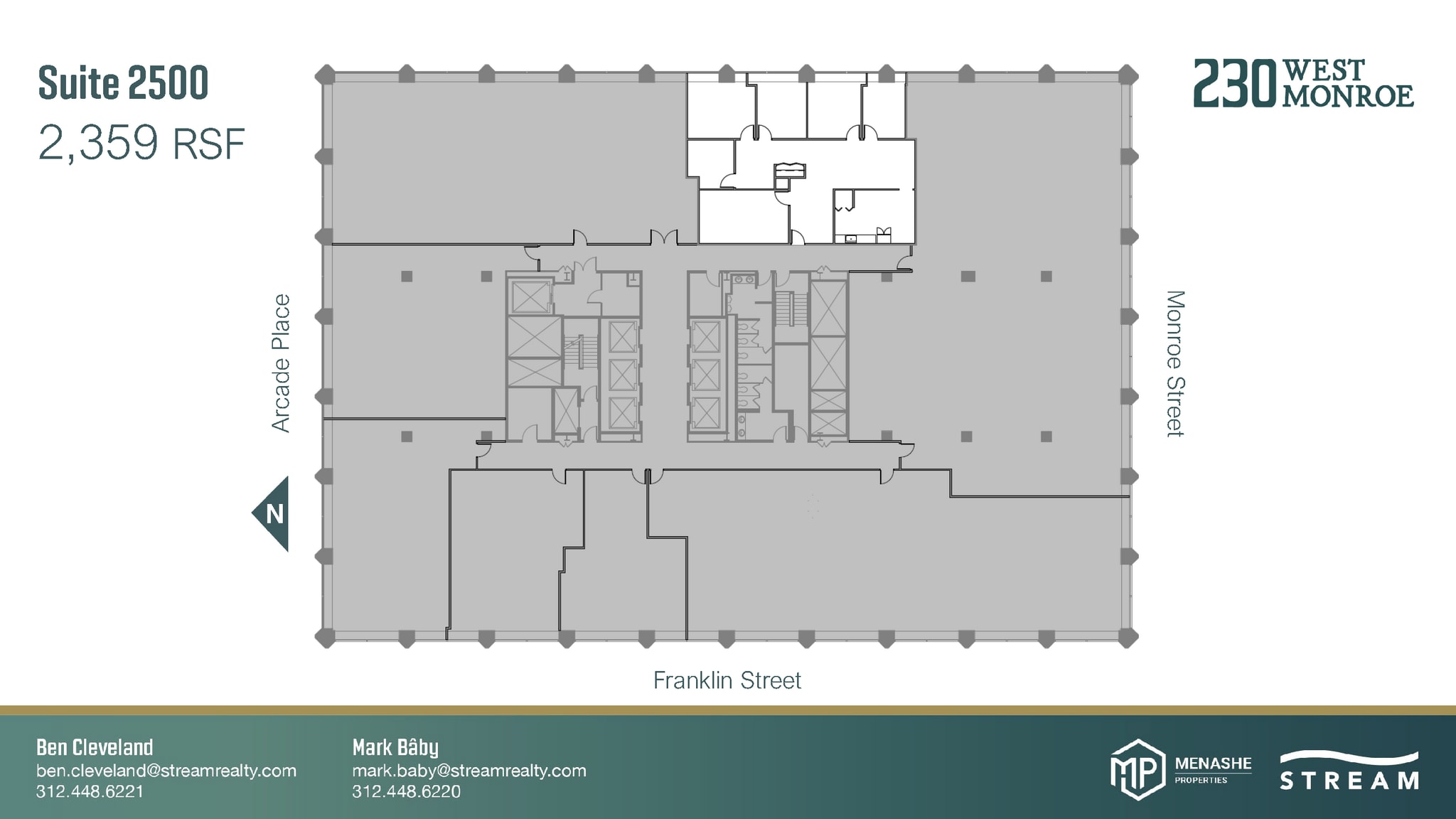 230 W Monroe St, Chicago, IL à louer Plan d’étage– Image 1 sur 1