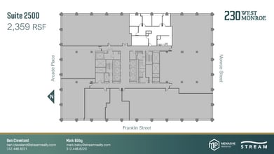 230 W Monroe St, Chicago, IL à louer Plan d’étage– Image 1 sur 1