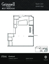 1435 W Morehead St, Charlotte, NC à louer Plan d’étage– Image 1 sur 2