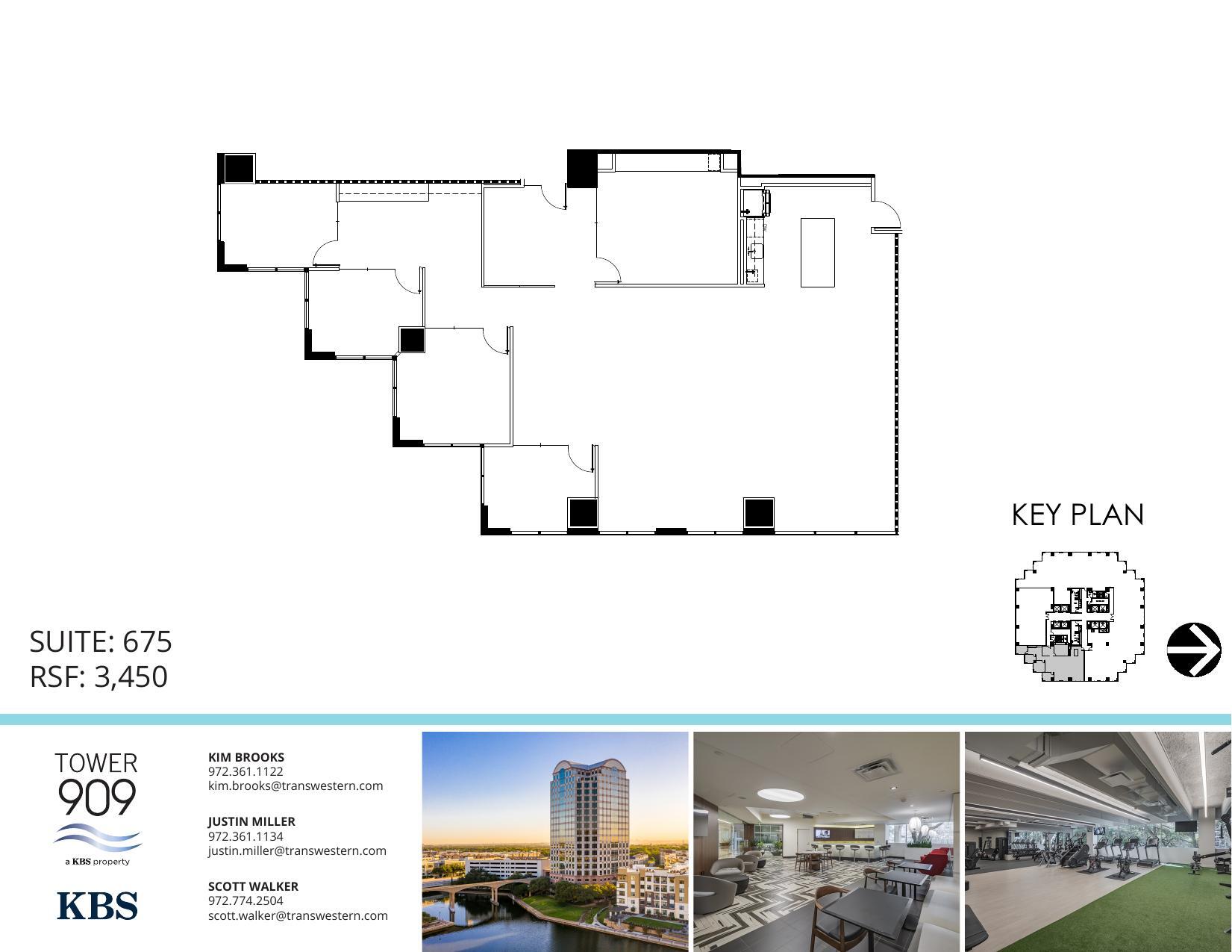 909 Lake Carolyn Pky, Irving, TX à louer Plan d’étage– Image 1 sur 1