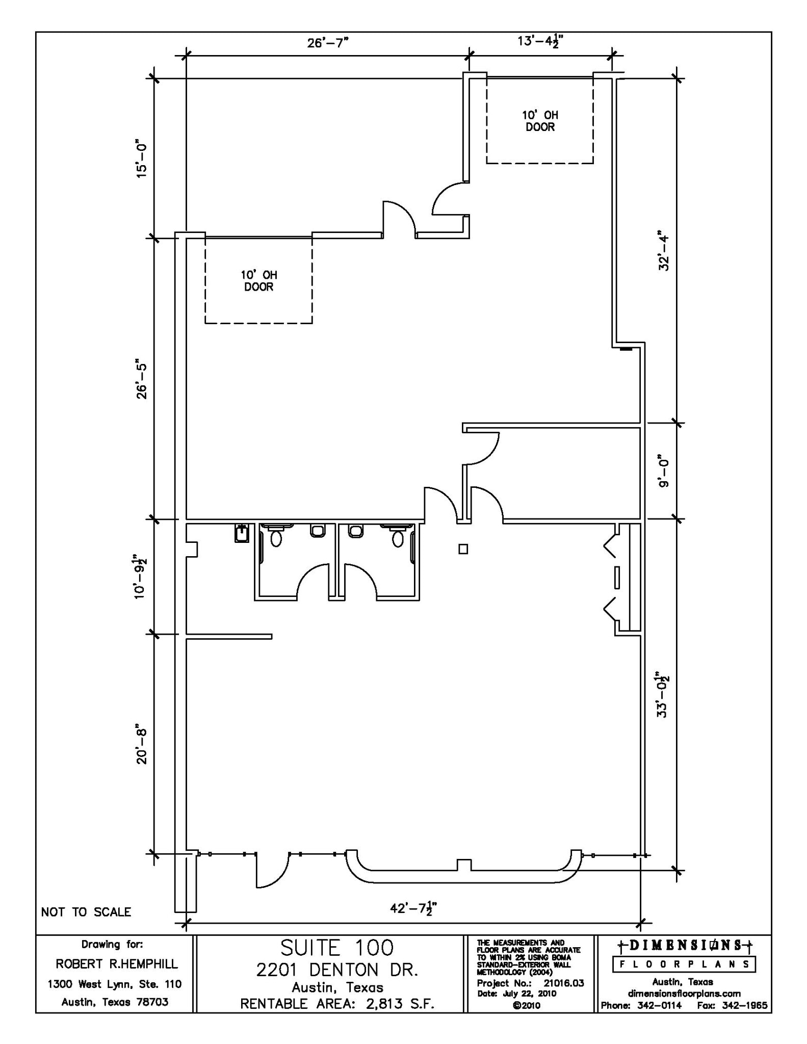 2201 Denton Dr, Austin, TX à louer Photo intérieure– Image 1 sur 1