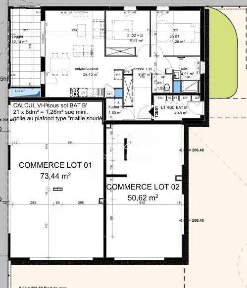 Local commercial dans Pusignan à louer - Plan d’étage – Image 3 sur 4