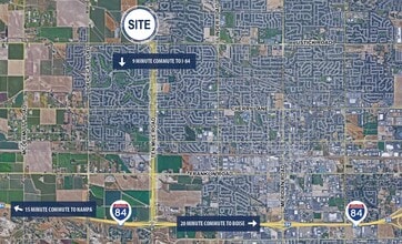 3410 W Nelis Dr, Meridian, ID - VUE AÉRIENNE  vue de carte