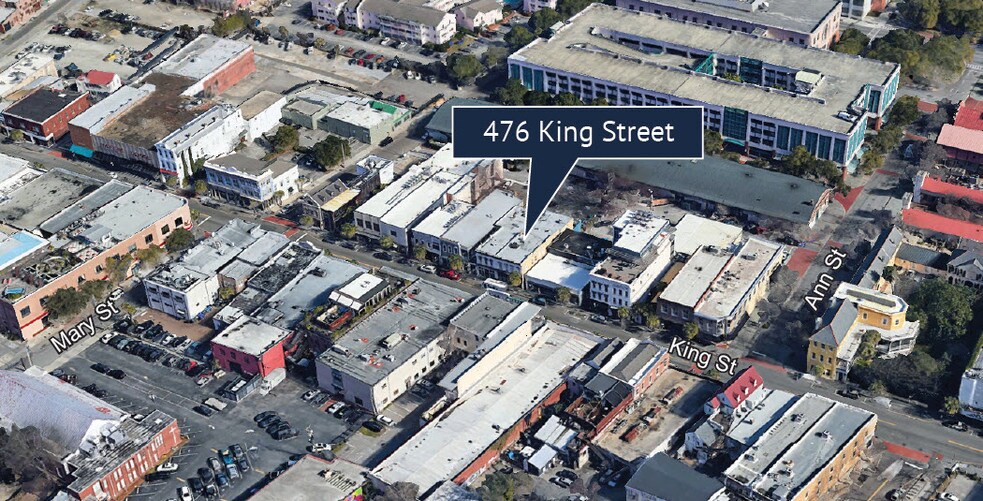 474-476 King St, Charleston, SC à louer - Aérien – Image 2 sur 2