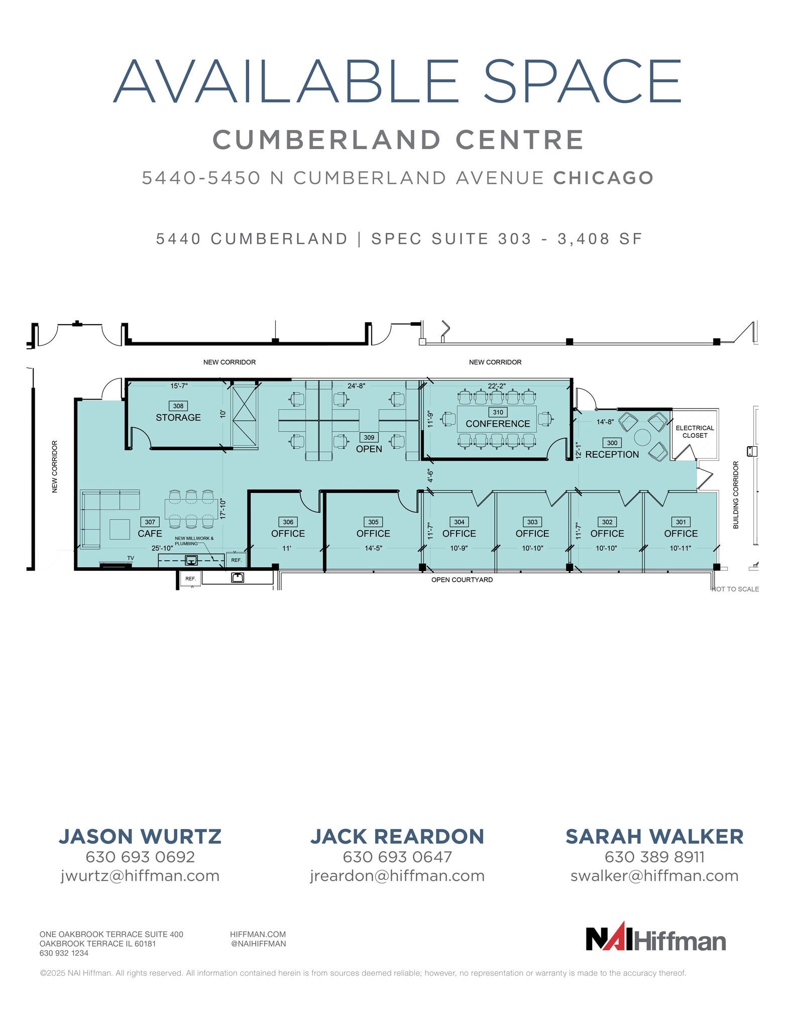 5440 N Cumberland Ave, Chicago, IL à louer Plan d’étage– Image 1 sur 5