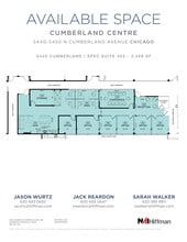 5440 N Cumberland Ave, Chicago, IL à louer Plan d’étage– Image 1 sur 5