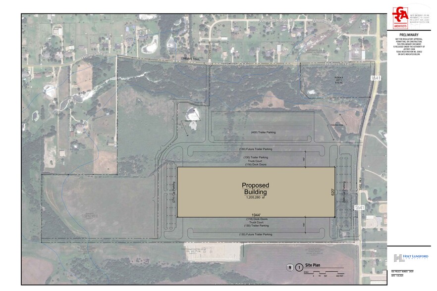 FM 1641, Talty, TX à louer - Plan de site – Image 2 sur 5