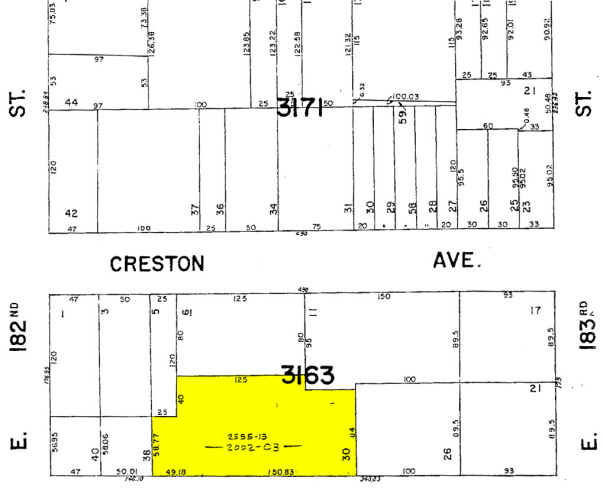 2255 Grand Concourse, Bronx, NY à louer - Plan cadastral – Image 2 sur 2