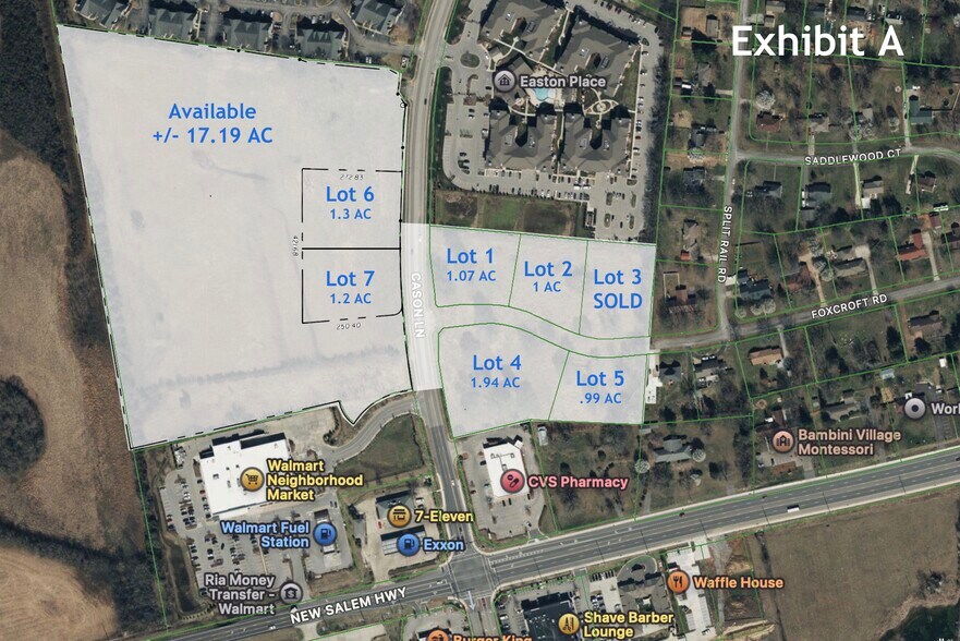 Cason Lane, Murfreesboro, TN à vendre - Plan cadastral – Image 1 sur 1