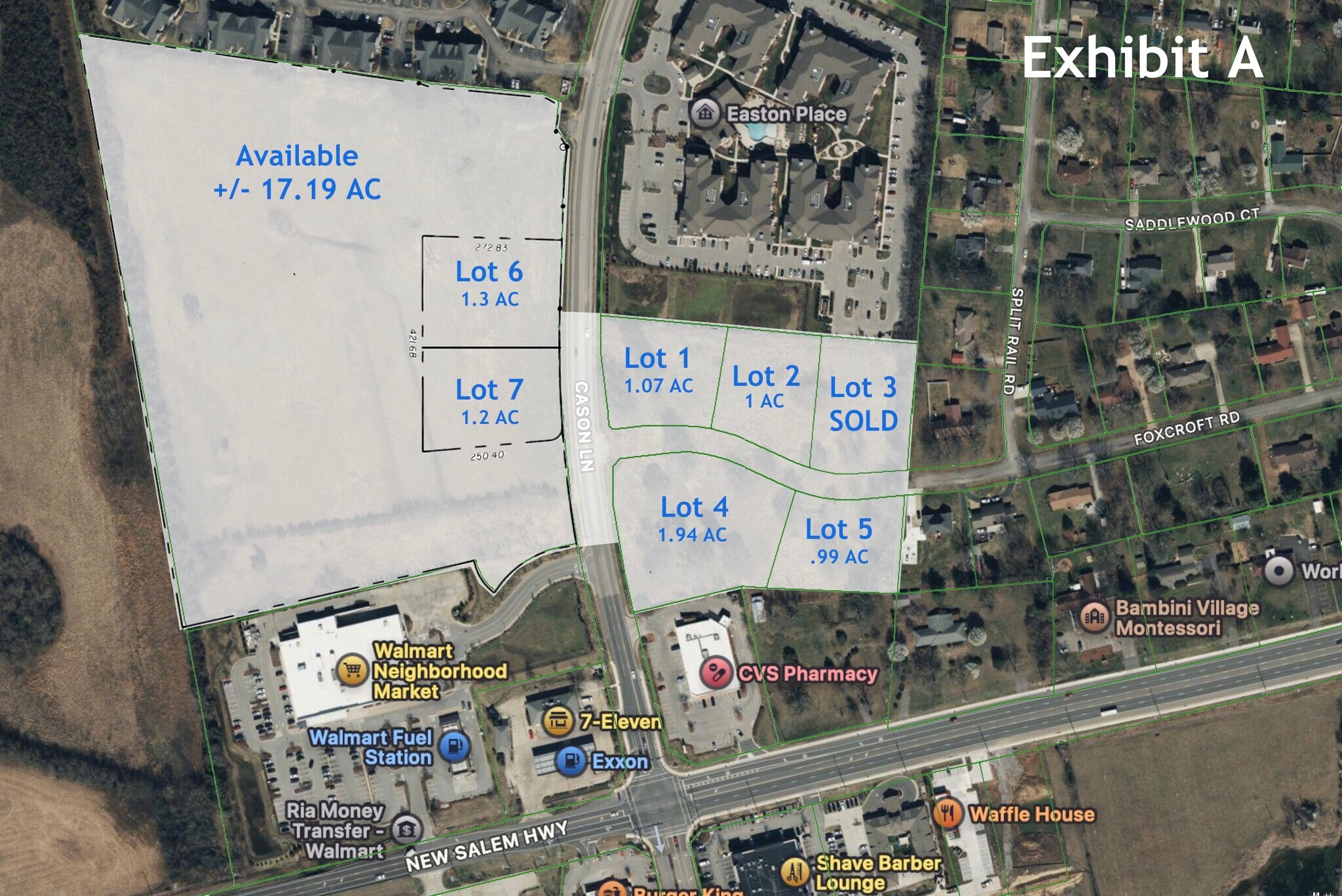Cason Lane, Murfreesboro, TN à vendre Plan cadastral– Image 1 sur 2