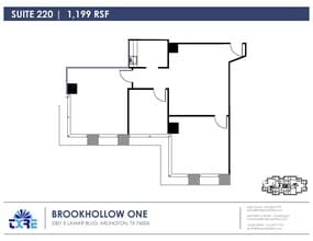 2301 E Lamar Blvd, Arlington, TX à louer Plan d’étage– Image 1 sur 1