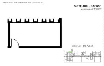 6043 Hudson Rd, Woodbury, MN à louer Plan d’étage– Image 1 sur 1