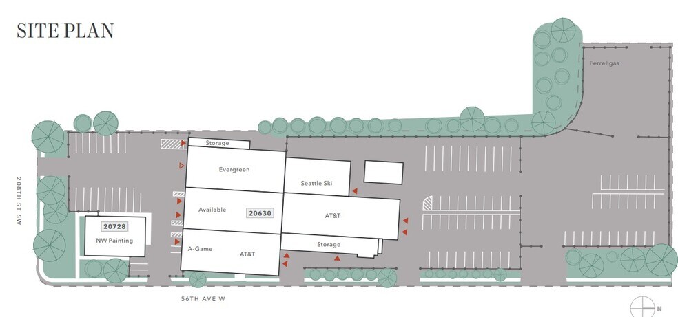 AT&T Lynnwood Warehouse portefeuille de 2 biens à vendre sur LoopNet.fr - Plan de site – Image 3 sur 3