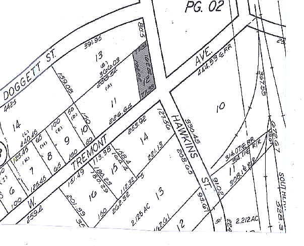 200 W Tremont Ave, Charlotte, NC à louer - Plan cadastral – Image 2 sur 10