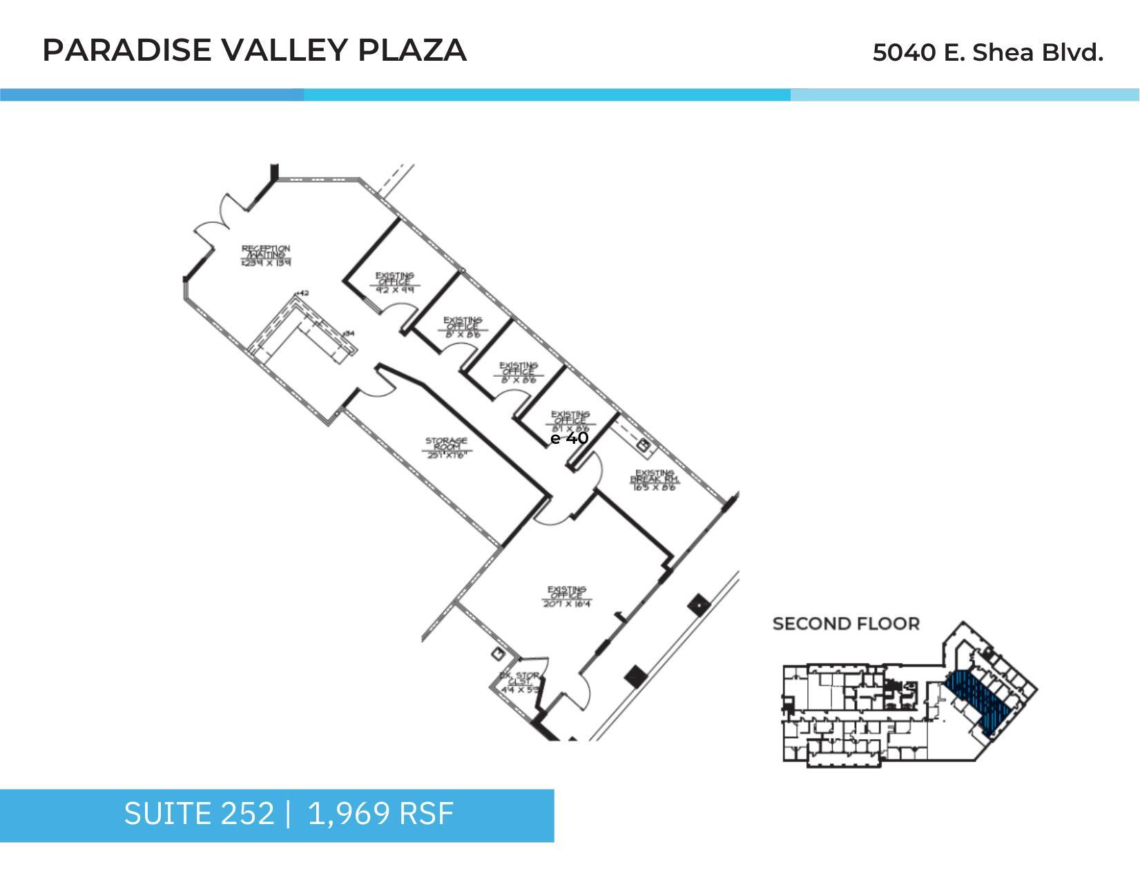 5010 E Shea Blvd, Scottsdale, AZ à louer Plan d’étage– Image 1 sur 1