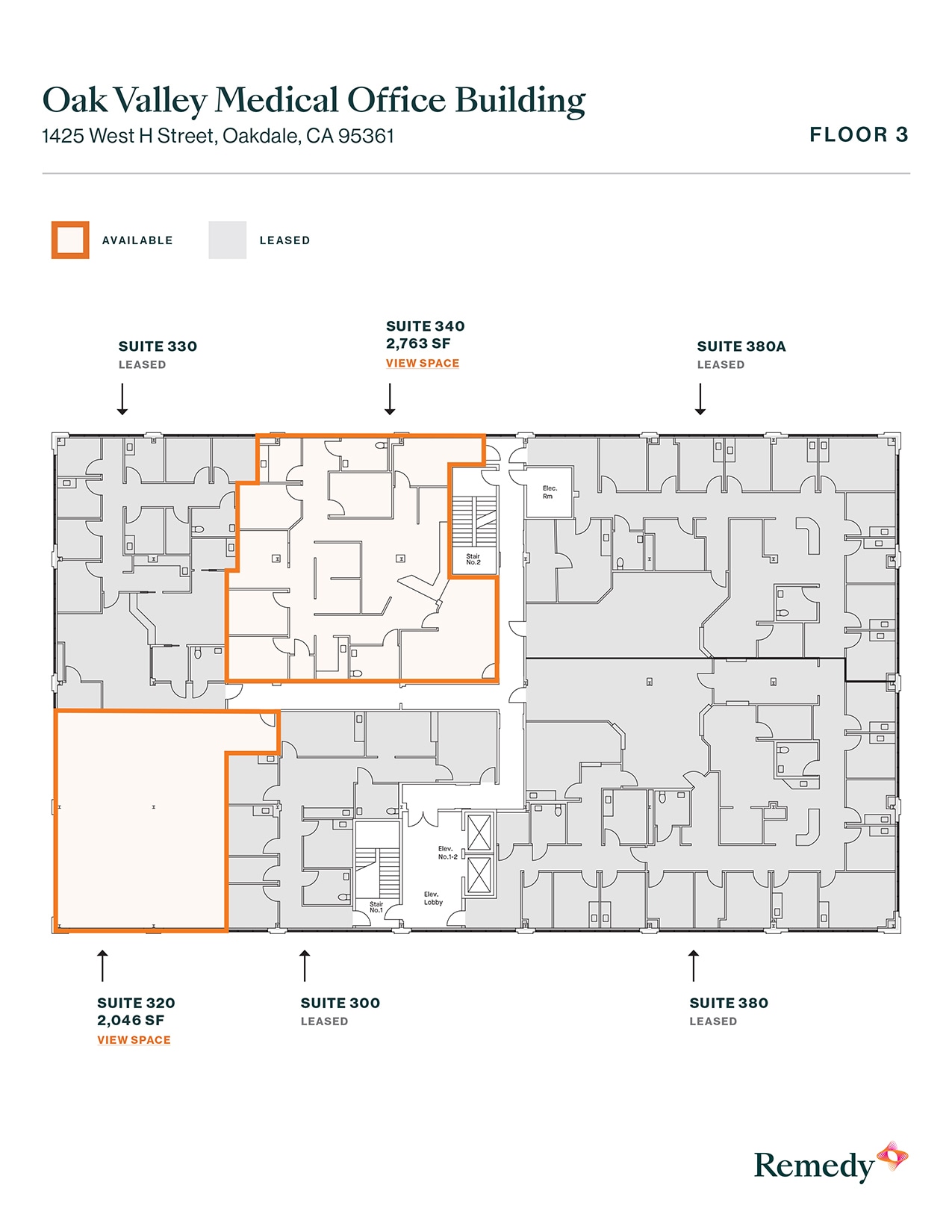 1425 W H St, Oakdale, CA à louer Plan d’étage– Image 1 sur 1