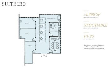 2445 5th Ave, San Diego, CA à louer Plan d’étage– Image 1 sur 1