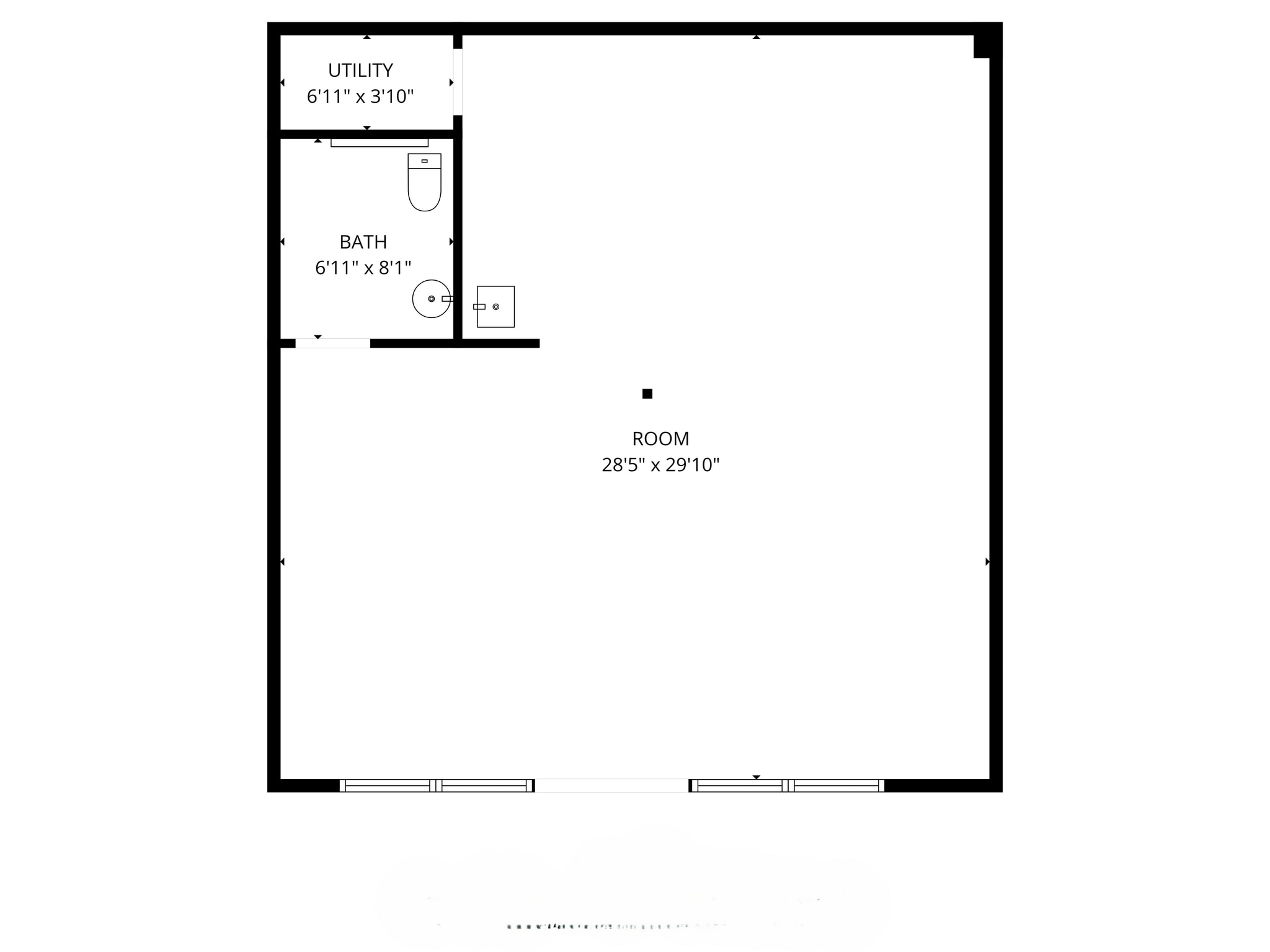 572 Edgewood Ave SE, Atlanta, GA à louer Plan d’étage– Image 1 sur 12