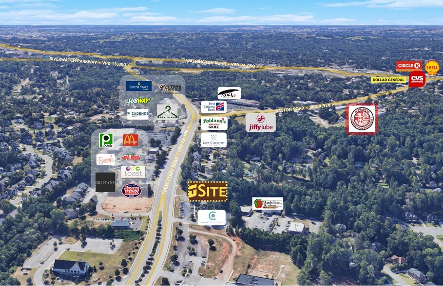 446 Furys Ferry Rd, Martinez, GA à vendre - Photo de l’immeuble – Image 1 sur 2
