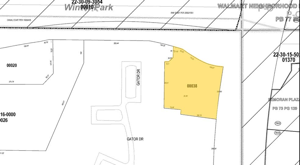 5590 Baldwin Park St, Orlando, FL à vendre - Plan cadastral – Image 3 sur 3