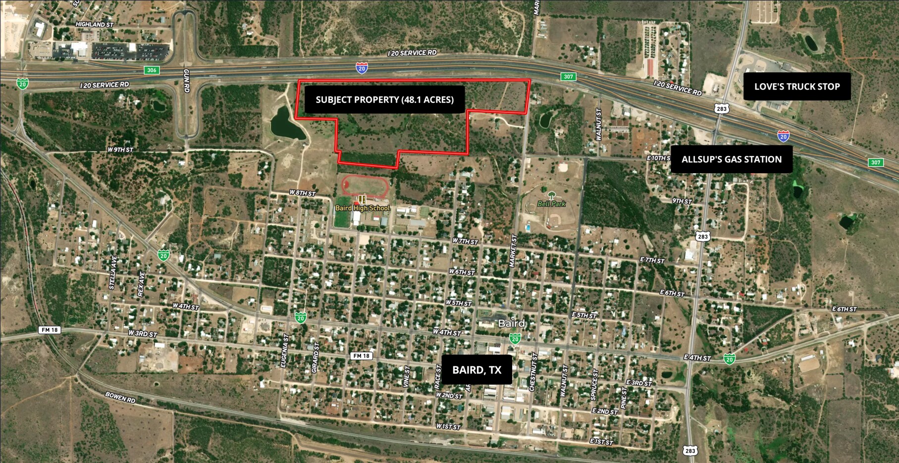 I-20 Frontage, Baird, TX à vendre Photo principale– Image 1 sur 5