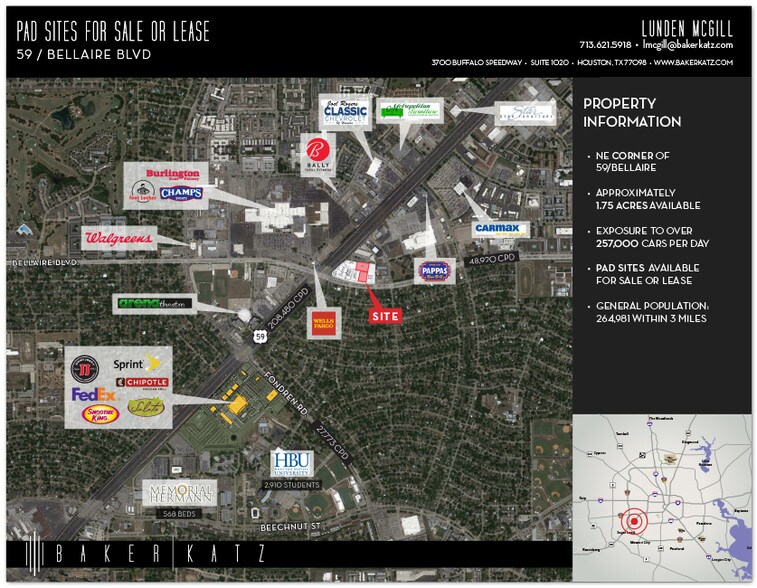 7200 Bellaire Blvd, Houston, TX à vendre - Photo de l’immeuble – Image 2 sur 8