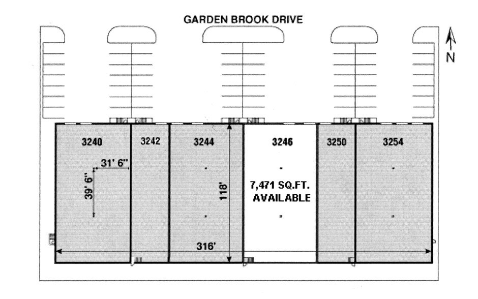 3240-3254 Garden Brook Dr, Farmers Branch, TX à louer - Autre – Image 3 sur 5