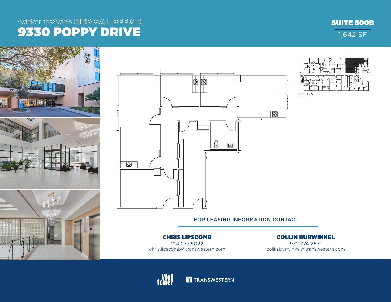 9330 Poppy Dr, Dallas, TX à louer Plan d’étage– Image 1 sur 1