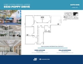9330 Poppy Dr, Dallas, TX à louer Plan d’étage– Image 1 sur 1