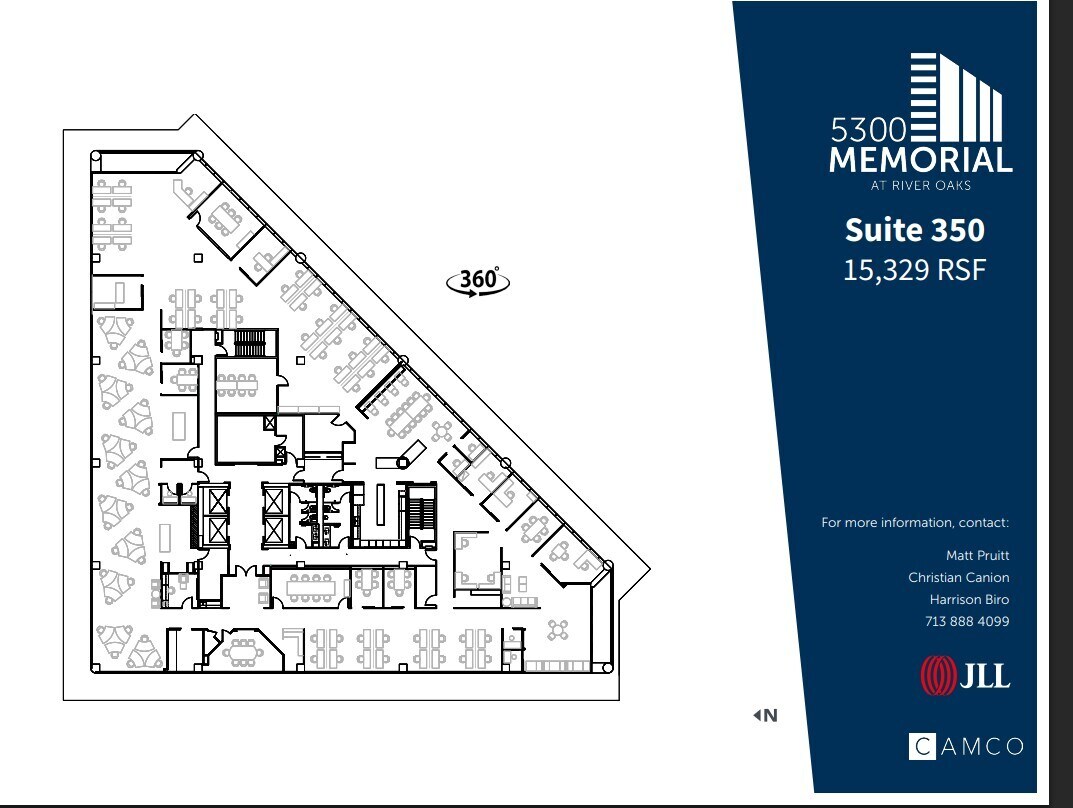5300 Memorial Dr, Houston, TX à louer Plan d’étage– Image 1 sur 1