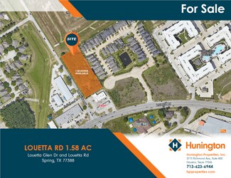 Plus de détails pour Louetta Glen Dr & Louetta Rd, Spring, TX - Terrain à vendre
