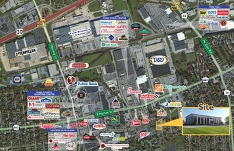 2870 Eastern Blvd, York, PA - Vue aérienne  vue de carte