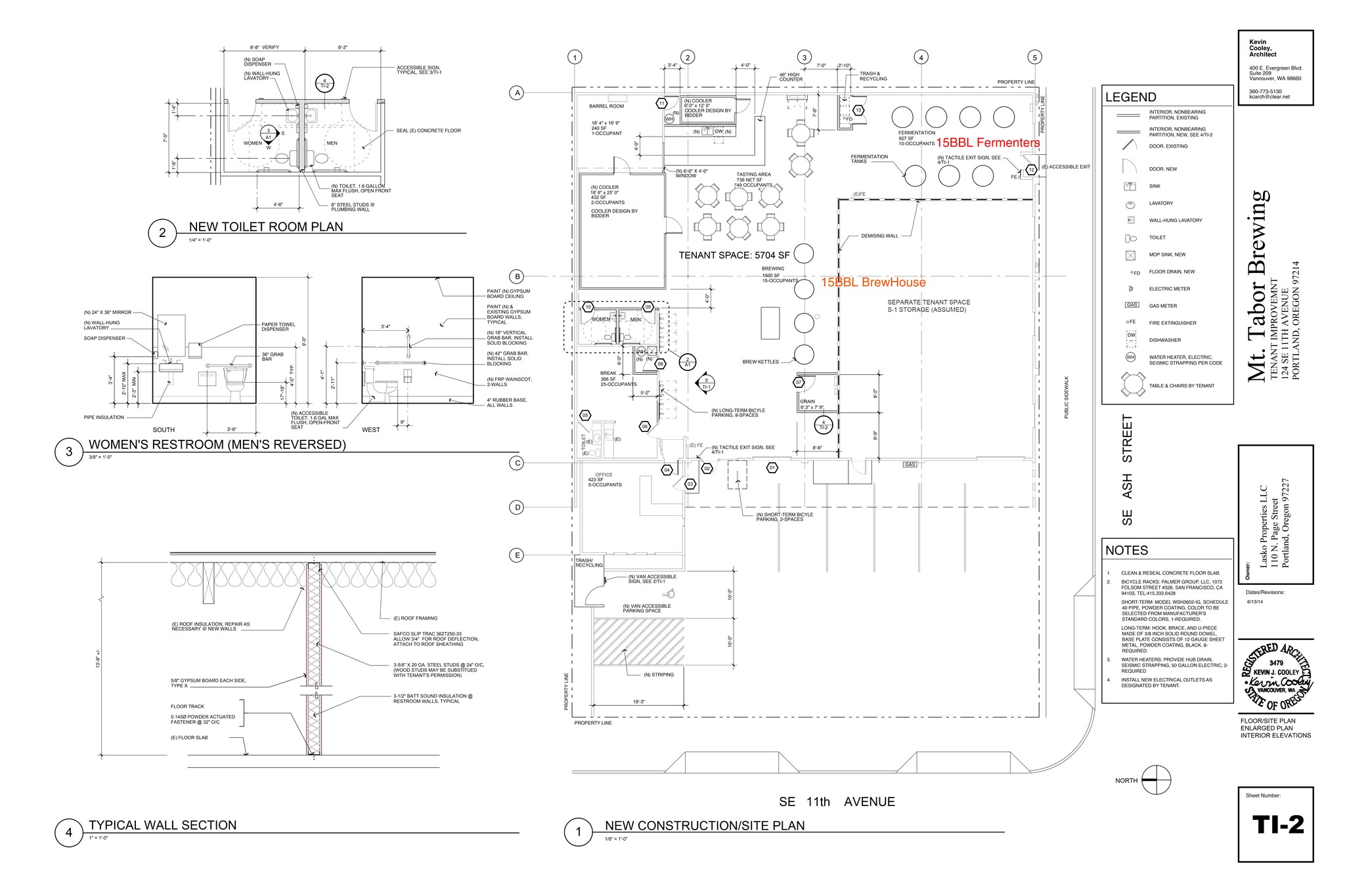 124 SE 11th Ave, Portland, OR à louer Plan de site– Image 1 sur 1