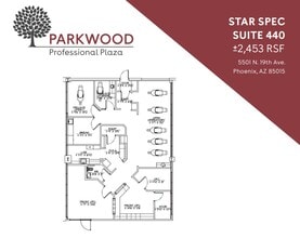 5501 N 19th Ave, Phoenix, AZ à louer Plan d’étage– Image 1 sur 1