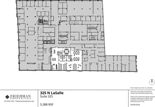 325 N LaSalle St, Chicago, IL à louer Plan d’étage– Image 2 sur 18