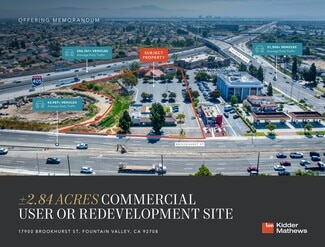Plus de détails pour Prime OC User or Redevelopment Site – à vendre, Fountain Valley, CA