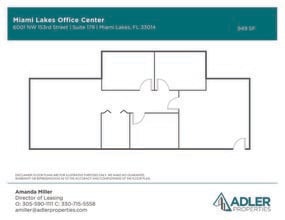 15291-15327 NW 60th Ave, Miami Lakes, FL à louer Plan d’étage– Image 1 sur 1